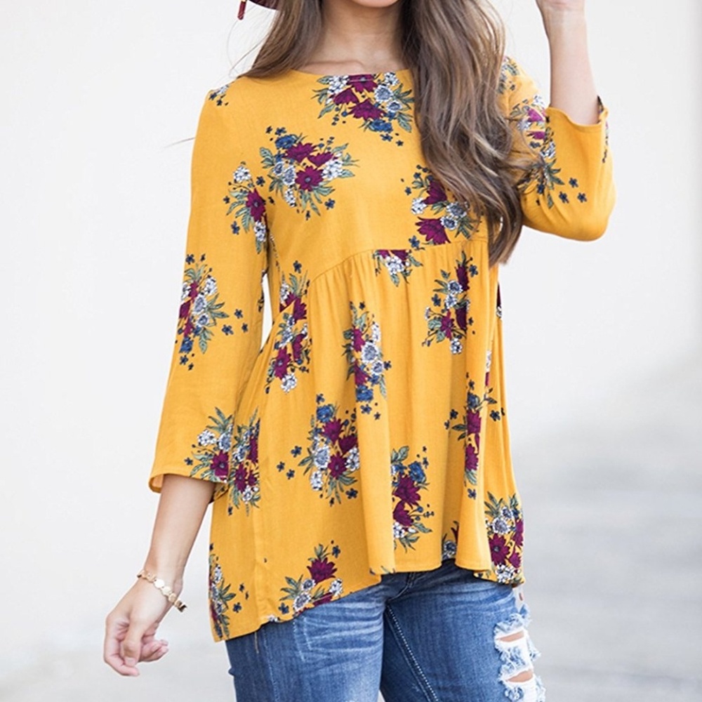  Floral Print Tunic - Picture 7 of 7